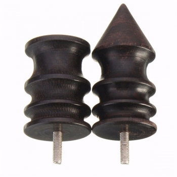 Spitze / Round Ebony Cocobolo Leder Burnisher Spitz zulaufend Spitze Leder Slicker poliert Drill