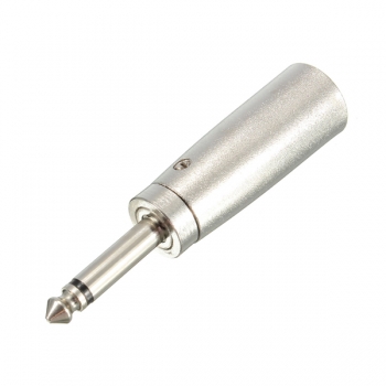 3-Pin XLR-Stecker auf 1/4 "6.35mm Mono-Stecker Audiokabel DJ Mic Adapter