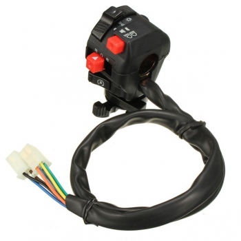 7/8 Zoll Motorrad links Schalter Scheinwerfer 50cc 70cc 90cc 110cc 125cc 150cc 5 Funktionen