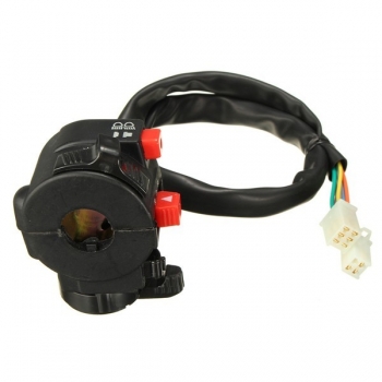 7/8 Zoll Motorrad links Schalter Scheinwerfer 50cc 70cc 90cc 110cc 125cc 150cc 5 Funktionen