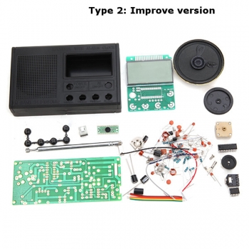 Geekcreit® DIY 3V FM Radio Kit Elektronische Lern ??Suite Frequenzbereich 72MHz-108.6MHz