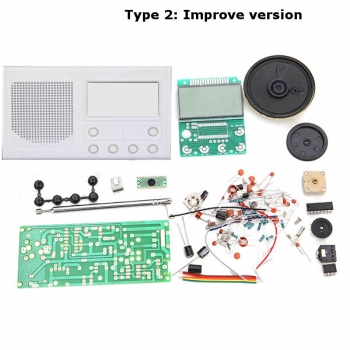 Geekcreit® DIY 3V FM Radio Kit Elektronische Lern ??Suite Frequenzbereich 72MHz-108.6MHz