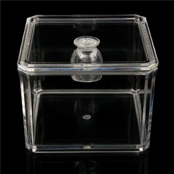 2 Gitter Acryl Make Up Speicher Organisator freie kosmetische Display Kasten Halter Nagellack