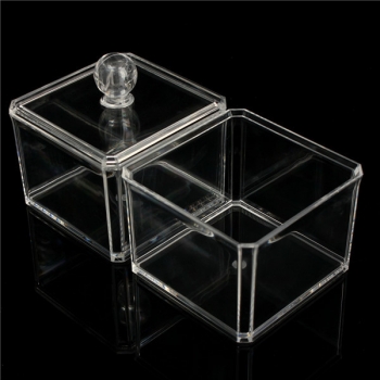 2 Gitter Acryl Make Up Speicher Organisator freie kosmetische Display Kasten Halter Nagellack