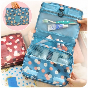 Wasserdichte Nylon Kulturbeutel Reisen Speicher Organisator Kosmetik Kasten Gepäck