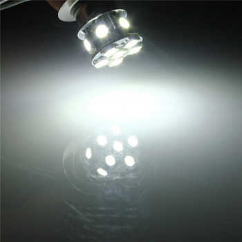 DC 6V P15D 5050 Motorrad 12SMD LED Scheinwerfer Lampen Weiß