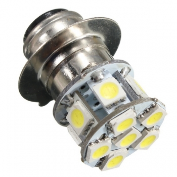 2ST DC6V P15D 5050 Motorrad 12SMD LED Scheinwerfer Lampen Weiß