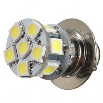 2ST DC6V P15D 5050 Motorrad 12SMD LED Scheinwerfer Lampen Weiß