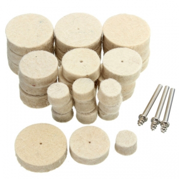 33pcs Wolle Polierscheibe Grinder Zubehör für Dremel