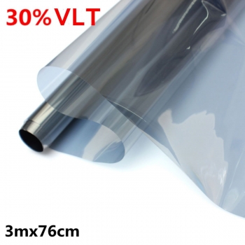 15% 30% 3mx76cm LVT Auto Fenster Glas Farbton Tonung Rolle Silver Mirror