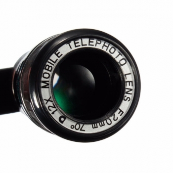 Universal 12X Zoom Optical Clip Tele Teleskop Kamera Objektiv für Tablet Handy
