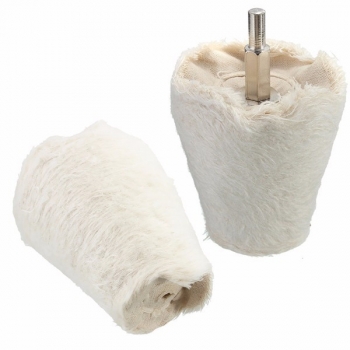 6mm Schaft 9mm Hexagon Konische Polier Buffing Buffer Rad für elektrisches Bohrgerät