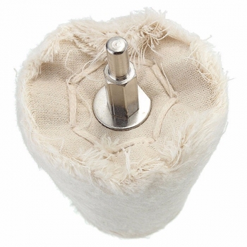 6mm Schaft 9mm Hexagon Konische Polier Buffing Buffer Rad für elektrisches Bohrgerät