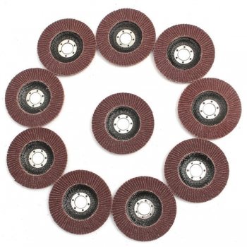 10pcs 115mmx8mm 60 Grit Flap Schleifscheiben Grinder Räder