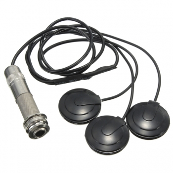 6.35mm Pickup Piezo 3 Transducer für Akustikgitarre Ukulele Mandoline