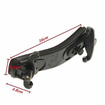 Weiche Violine Schulterstütze Einstellbare Schwarz Unterstützung für Violine 1/2 2/4