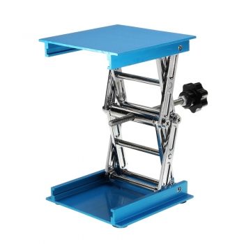 Lifting 4 × 4-Zoll-Lab-Lift-Plattformen Ständer Rack-Scissor Lab-Lifting Aluminiumoxyd