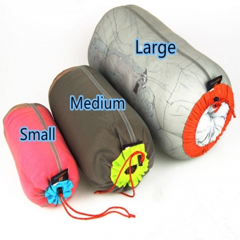 Tavel Camping Wandern Sport Ultraleicht Beutel Mesh Packsack mit Kordelzug Nylon Mesh Tasche