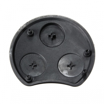 3 Knopf Schwarz Gummiauflage Ersatz Fernschlüsselfob für Smart Fortwo Forfour