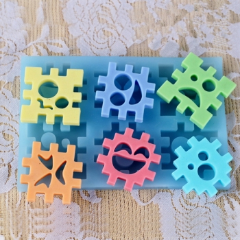 Blöcke Expression Silikon Cookie Schimmel Fondant Kuchen Schimmel Kreative Backen Accomsies