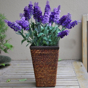 10 Köpfe künstliche Lavendel Silk Blumen charismatische Blumenstrauß Hochzeit Hauptdekoration