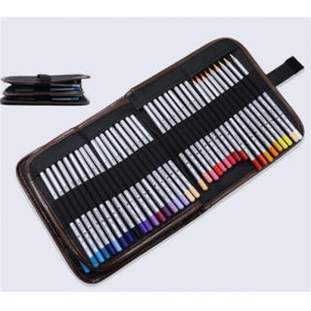 72 Loch Bleistift Feder Werkzeug Make up Pinsel Kasten Beutel Taschen Leinwand Halter