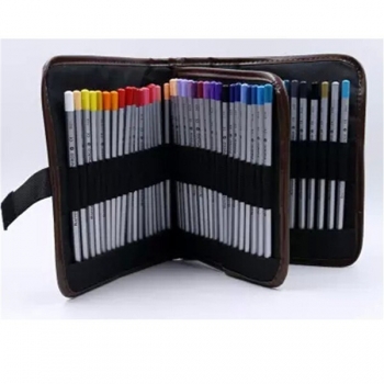 72 Loch Bleistift Feder Werkzeug Make up Pinsel Kasten Beutel Taschen Leinwand Halter