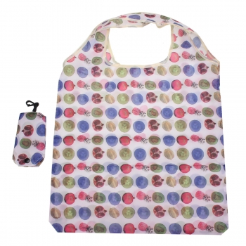 Zufällige Farbe Beutel Tote wiederverwendbare Griff Eco Folding Einkaufstaschen Tragetasche Strand Gymnastik Schwimmen