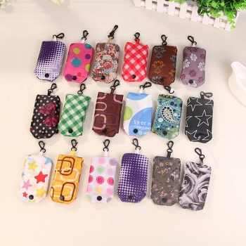 Zufällige Farbe Beutel Tote wiederverwendbare Griff Eco Folding Einkaufstaschen Tragetasche Strand Gymnastik Schwimmen