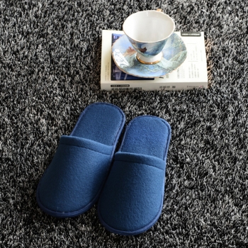 1 Paar Hotel Travel Einweg Pantoffeln Home Guest Weiß Rot Blau Slippers