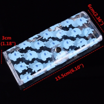 PVC Karikatur Pet Patten transparente Gläser Sunglass Lagerung Brillenetui
