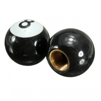 Paar Universal Auto LKW Motor Bike Pool 8 Ball Reifen Luft Ventil Stem Caps Rad Felge Caps Bolt