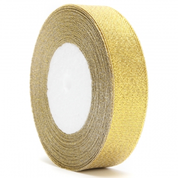 20mm 25 Yards Wire Edge Gold Silber glitter Effektband Hochzeit Geschenk Verpackung Zubehör