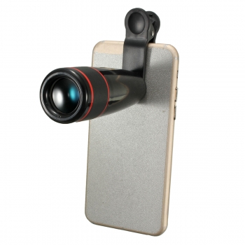 12X Zoom Clip-on-Telefon-Teleskop-Kamera-Objektiv für Tele iPhone Samsung HTC Smartphone