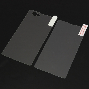 Front und Rückseite Ausgeglichenes Glas Schirm Schutz für Sony Xperia Z1 Kompakt