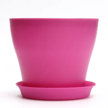 14 cm 6 farben kunststoff pflanze blume pflanzen blumentopf garten büro dekoration blumentopf mit tablett