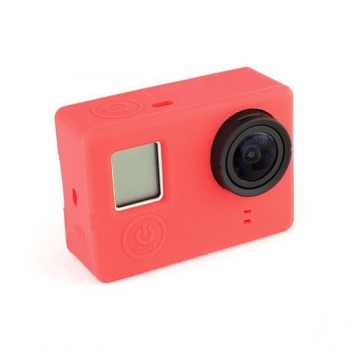Weiche Silikon Gel Gummi Schutzhülle Haut Abdeckung für GoPro Hero 3 Plus 4 Kamera