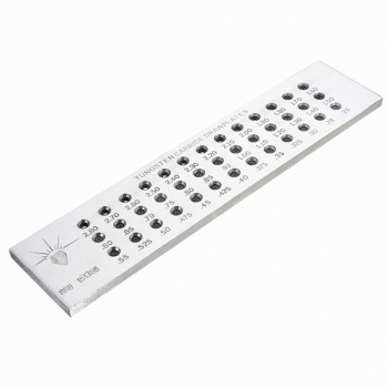 39 Holes 0.26-2.80mm Hartmetall-Drahtziehplatte für die Schmucksachen, die Runde 
