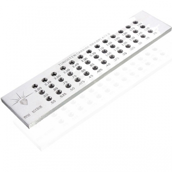 39 Holes 0.26-2.80mm Hartmetall-Drahtziehplatte für die Schmucksachen, die Runde 