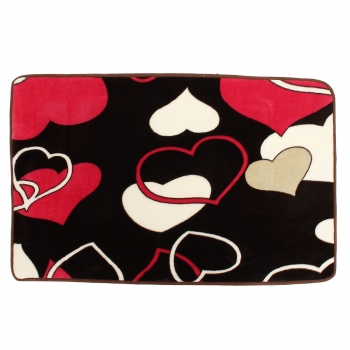 2pcs Caroset Bath Pedestal Mat WC Antislip Boden Teppiche Set