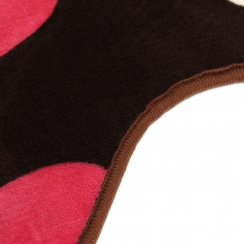 2pcs Caroset Bath Pedestal Mat WC Antislip Boden Teppiche Set