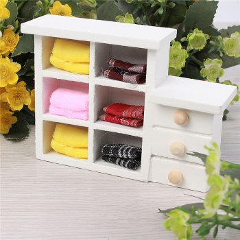 Puppenhaus Schrank Möbel Zubehör Holzspielzeug Mini Kleine Requisiten