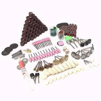 217 stücke Drehwerkzeug Zubehör Set Elektrische Mühle Zubehör für Schleifen Schleifen Polieren