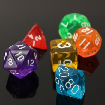 7-Dice-seitig D4 D6 D8 D10 D12 D20 MTG RPG Poly Game Set
