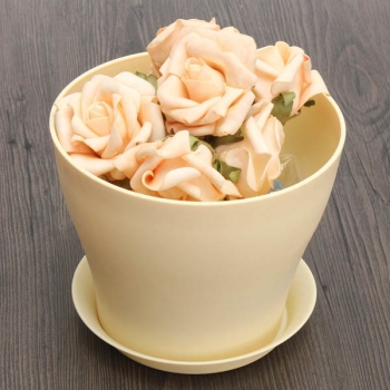 12 cm 6 farben kunststoff pflanze blume pflanzen blumentopf garten büro dekoration blumentopf mit tablett