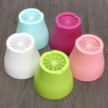 8,5 cm 6 farben kunststoff pflanze blume pflanzen blumentopf garten büro dekoration blumentopf mit tablett