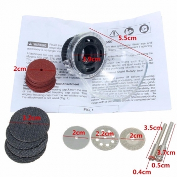 26pcs Drehwerkzeug Zubehör Zubehör Sets für Dremel