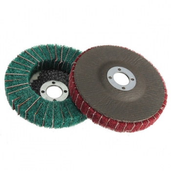 100mm 120/240 Grit Nylon Faser Rad schleif Rauen Disc