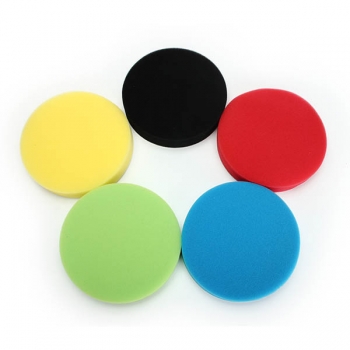 Flach Sponge Polieren Polieren Pad Kit für Auto Polierer 3/4/5/6/7 Zoll Polierpad