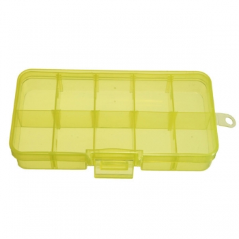 10 Slots Abnehmbare Pill Box Einstellbare Nagel Dekoration Fall Cosmetic Organizer Fach Lagerung